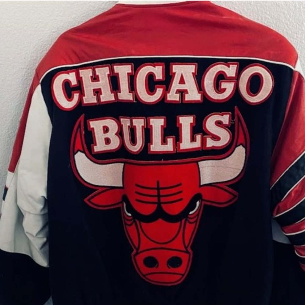 Chicago Bulls Leather Jacket XS